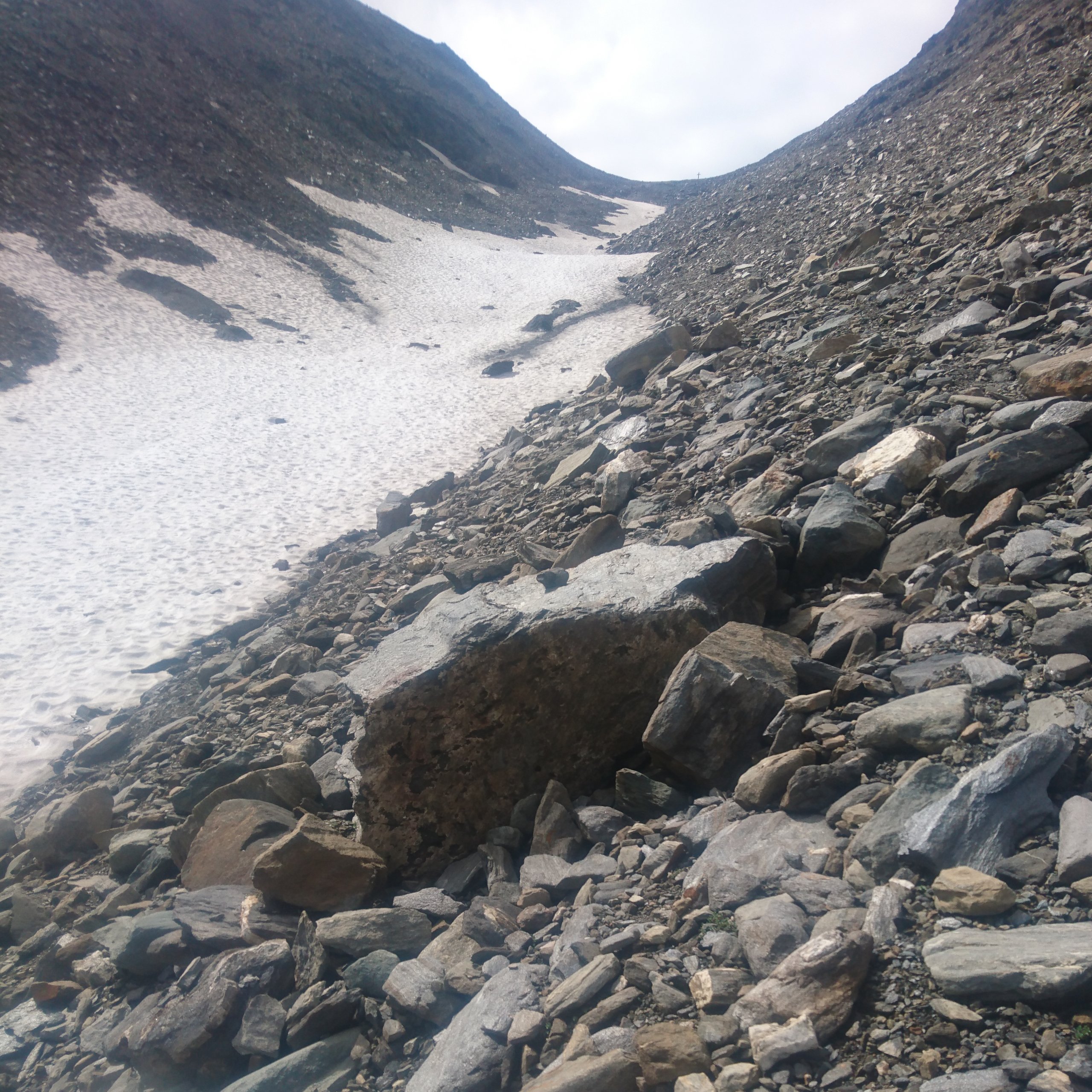 Altschnee oberer Bereich